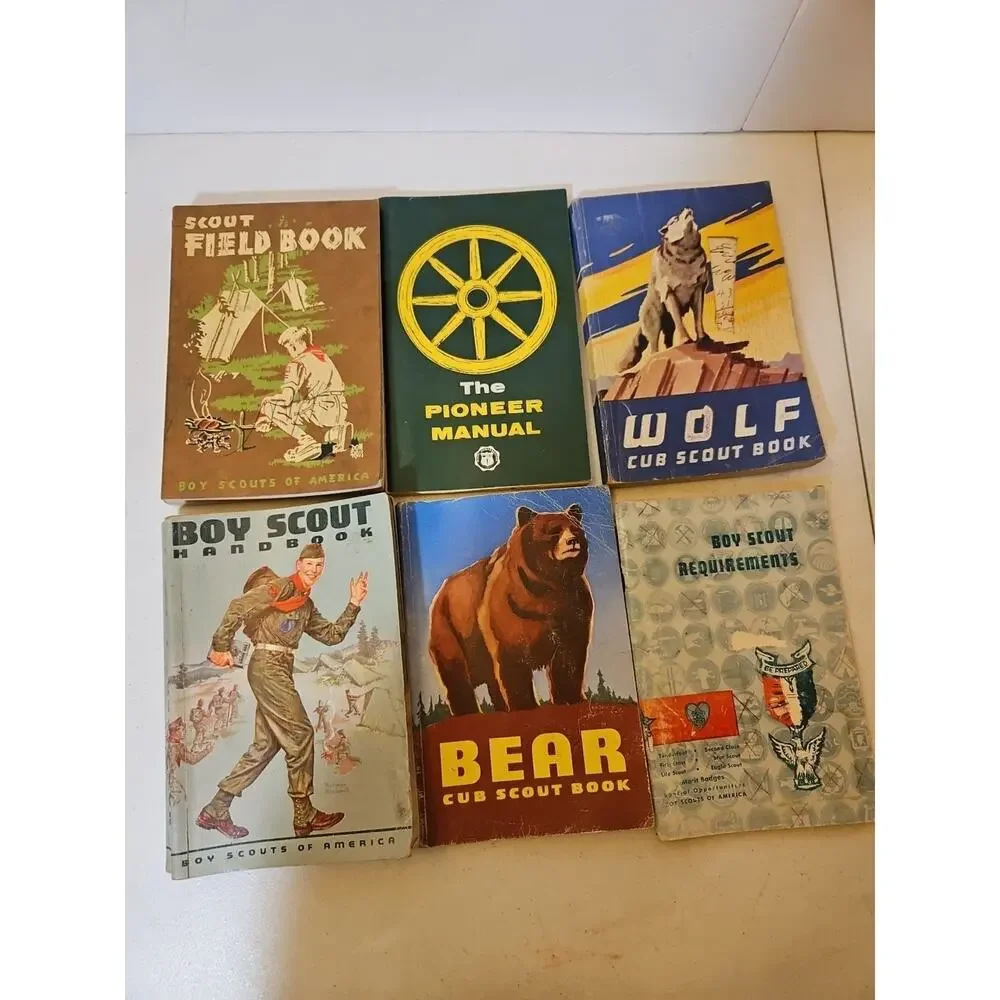 Vintage Boy Scout Book Bundle With Extra Collectible Paper Ephemera